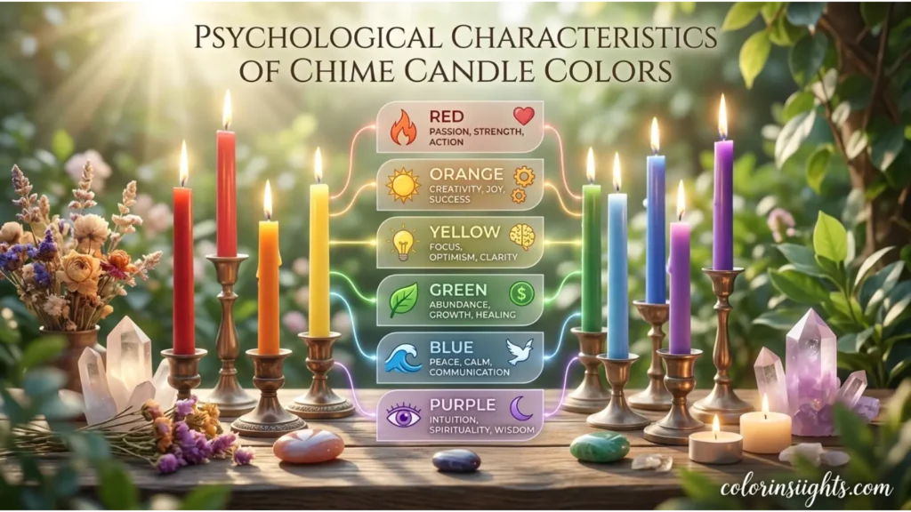 Psychological Characteristics of Chime Candle Colors