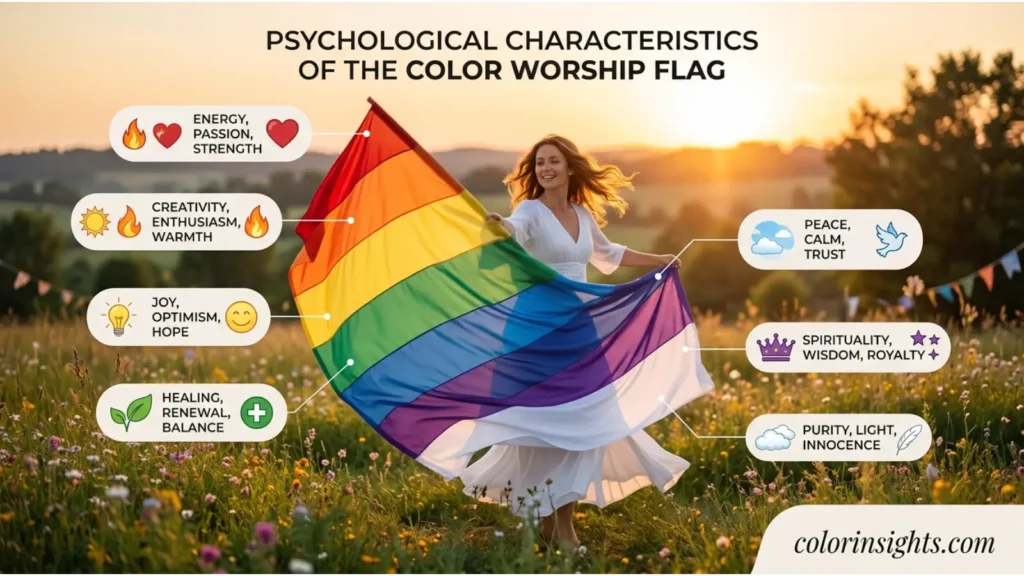 Psychological Characteristics of the Color Worship Flag
