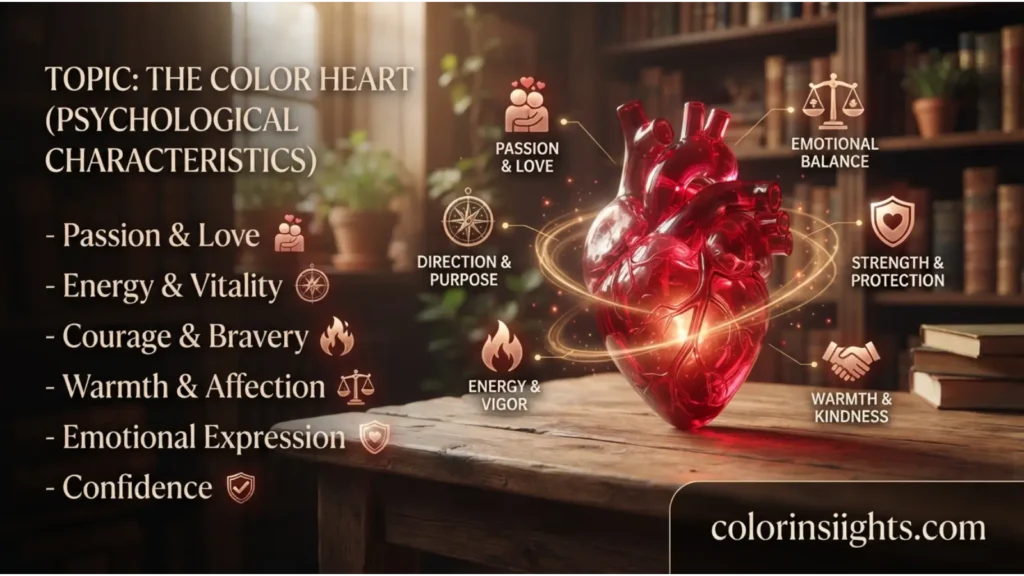 Psychological Characteristics of the Color Heart