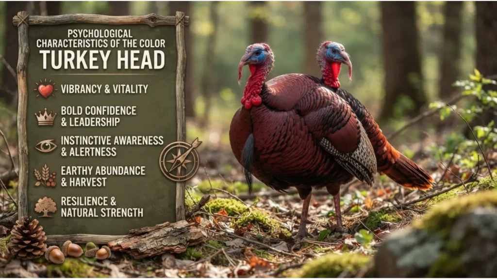Psychological Characteristics of the Color Turkey Head