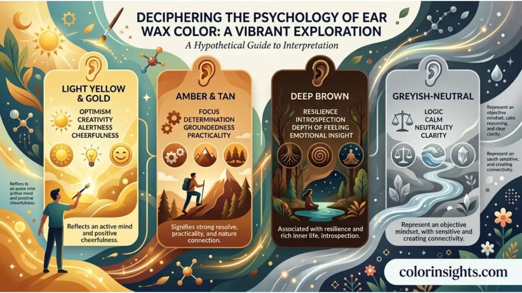 Psychological Characteristics of Ear Wax Color Meanings