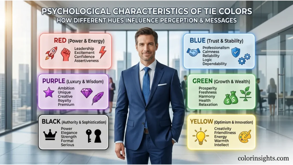 Psychological Characteristics of Tie Colors