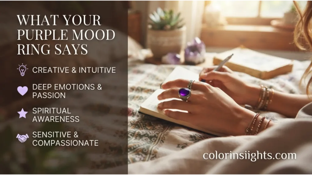 What Purple Mood Ring Says About Your Personality