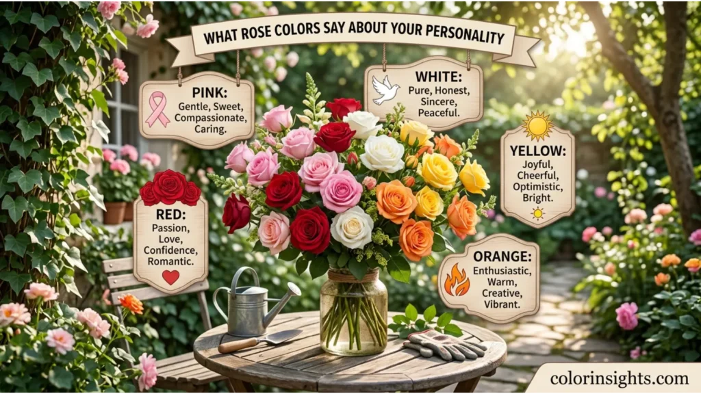 What Rose Colors Say About Your Personality