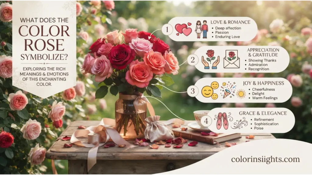 What Does the Color Rose Symbolize