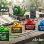 Snail Cart Battery Color Meanings