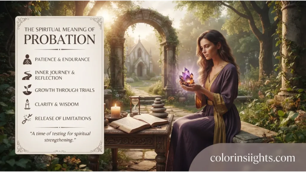 Spiritual Meaning of the Color Probation