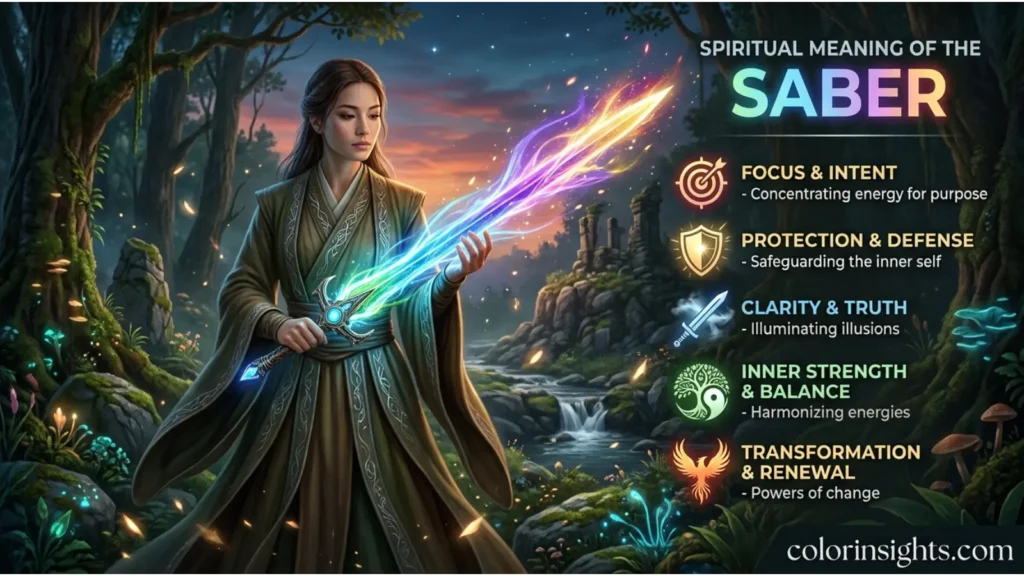 Spiritual Meaning of the Color Saber