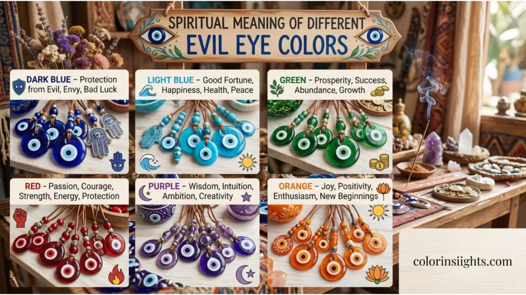 Spiritual Meaning of Different Evil Eye Colors