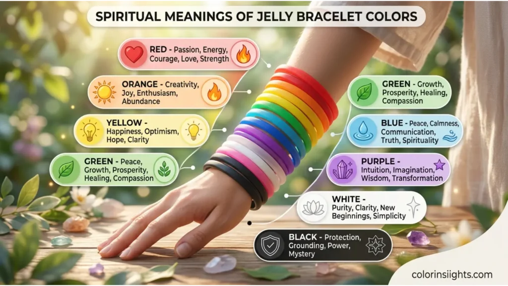 Spiritual Meaning of Jelly Bracelet Colors