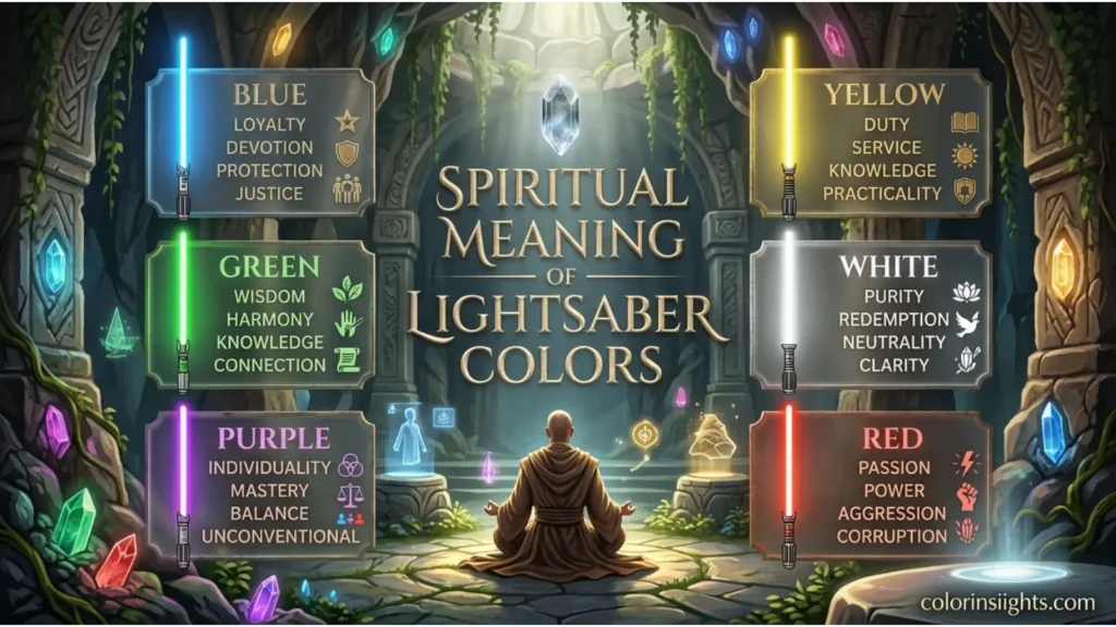 Lightsaber Color Meanings Legends