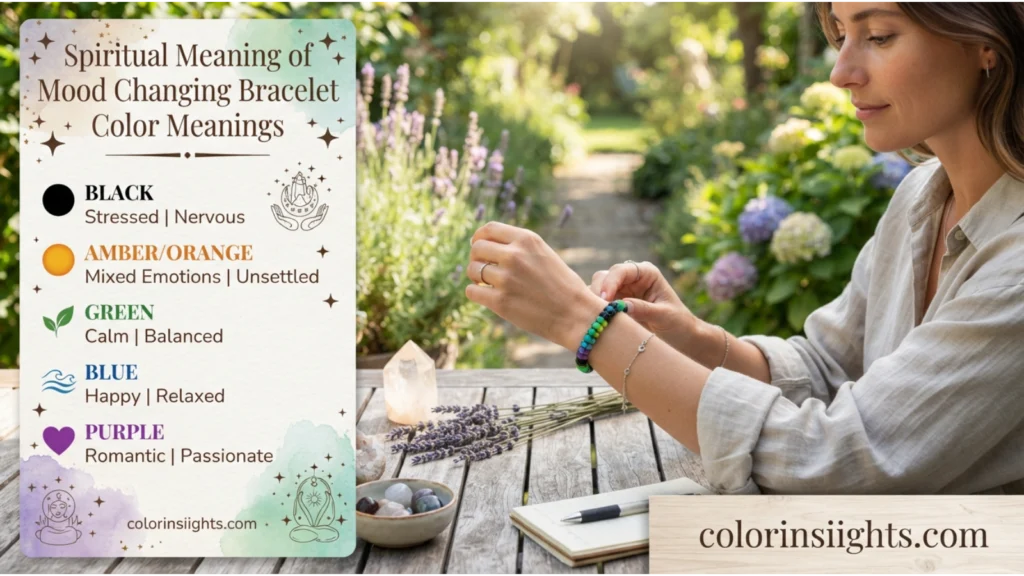 Spiritual Meaning of Mood Changing Bracelet Color Meanings