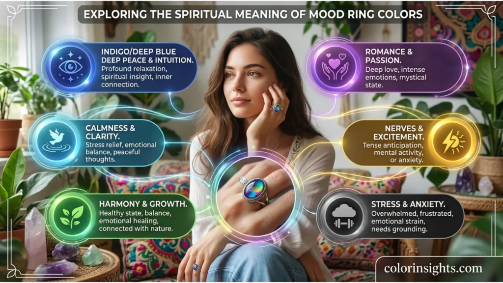 Spiritual Meaning of Mood Ring Colors
