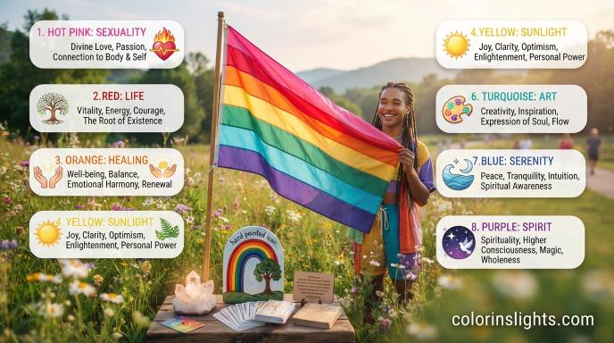 Spiritual Meaning of the Color Original Pride Flag