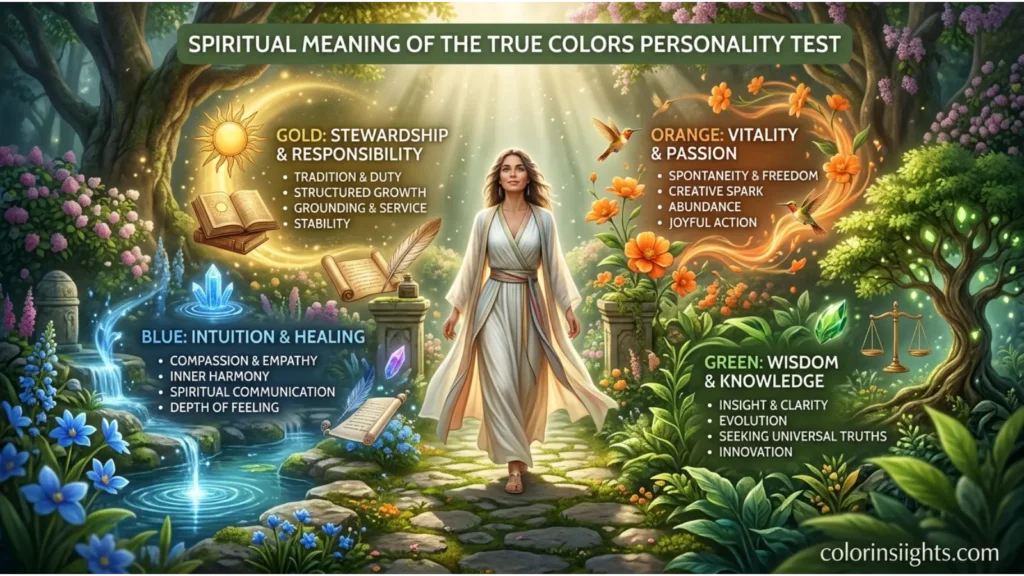 Spiritual Meaning of the True Colors Personality Test Colors