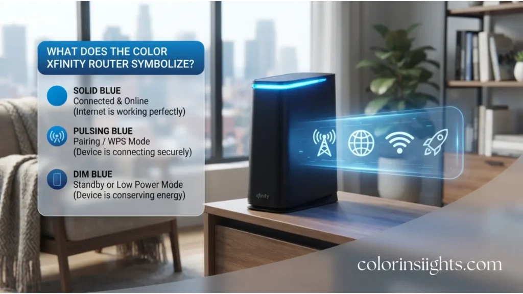 What Does the Color Xfinity Router Symbolize
