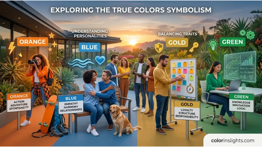 What Do the True Colors Personality Test Colors Symbolize