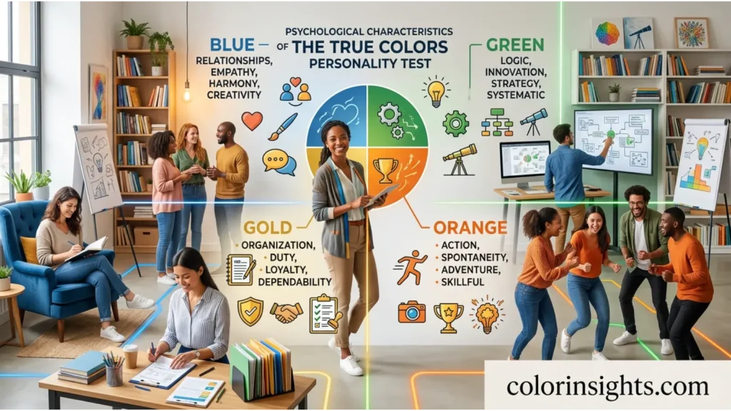 Psychological Characteristics of the True Colors Personality Test 