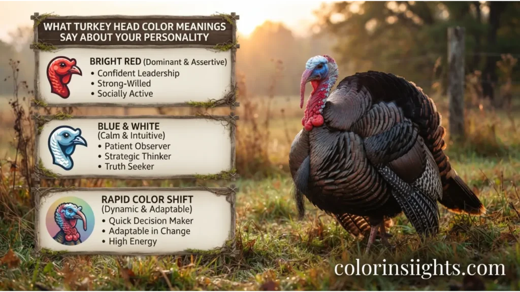What Turkey Head Color Meanings Say About Your Personality