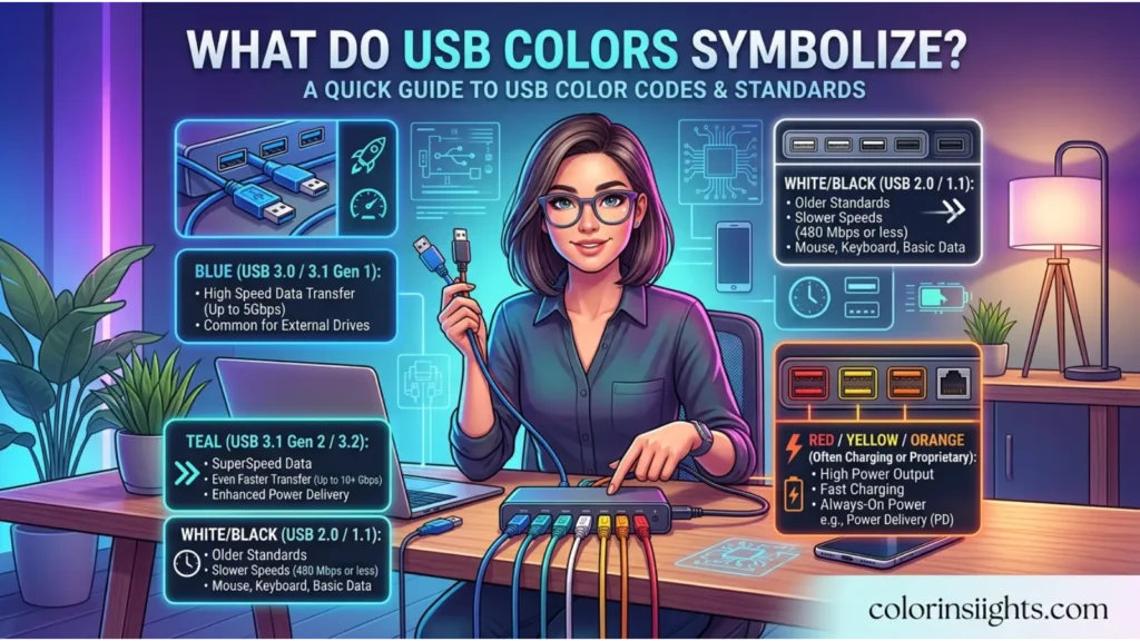 What Do USB Colors Symbolize