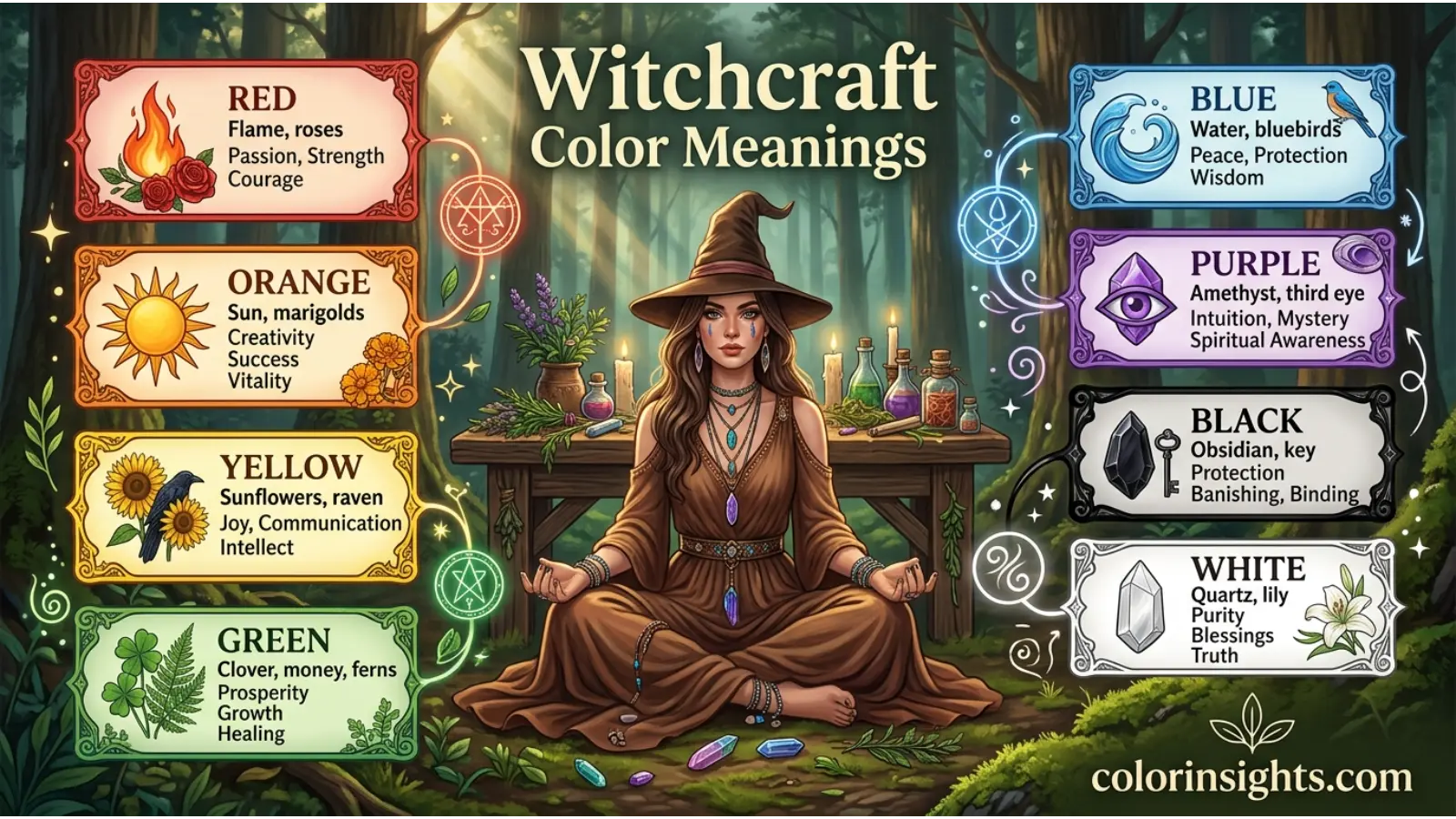 Witchcraft Color Meanings