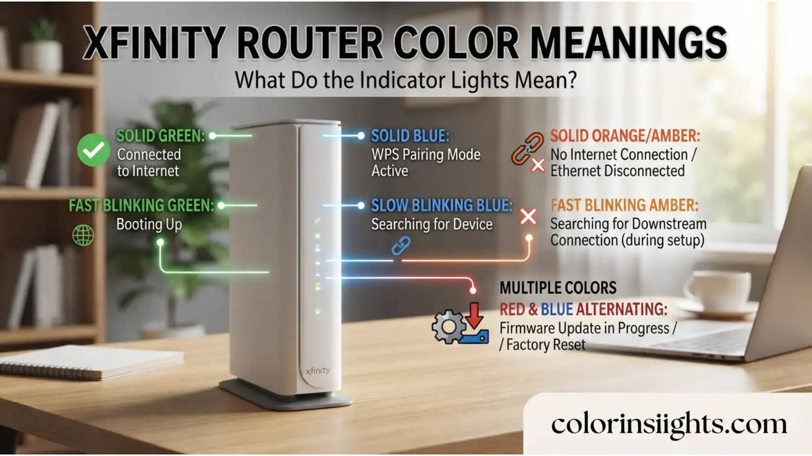 Xfinity Router Color Meanings