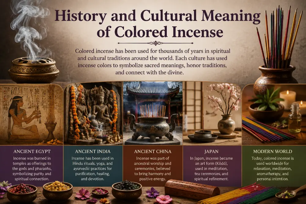 History and Cultural Meaning of Colored Incense