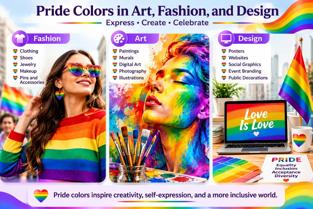 Pride Colors in Art, Fashion, and Design