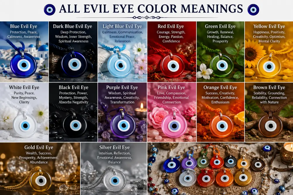 All Evil Eye Color Meanings