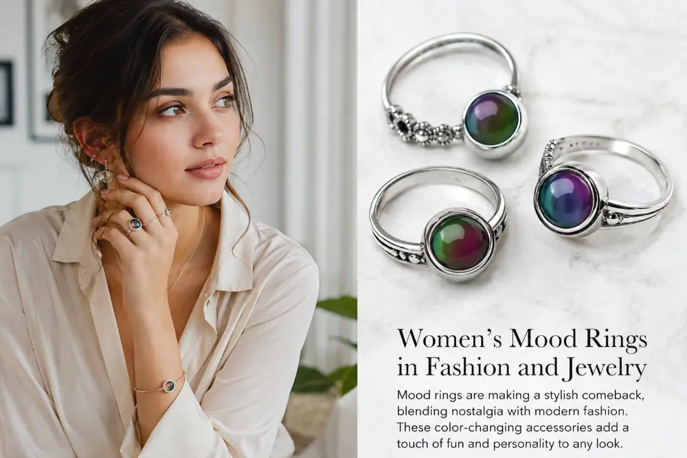 Women’s Mood Rings in Fashion and Jewelry