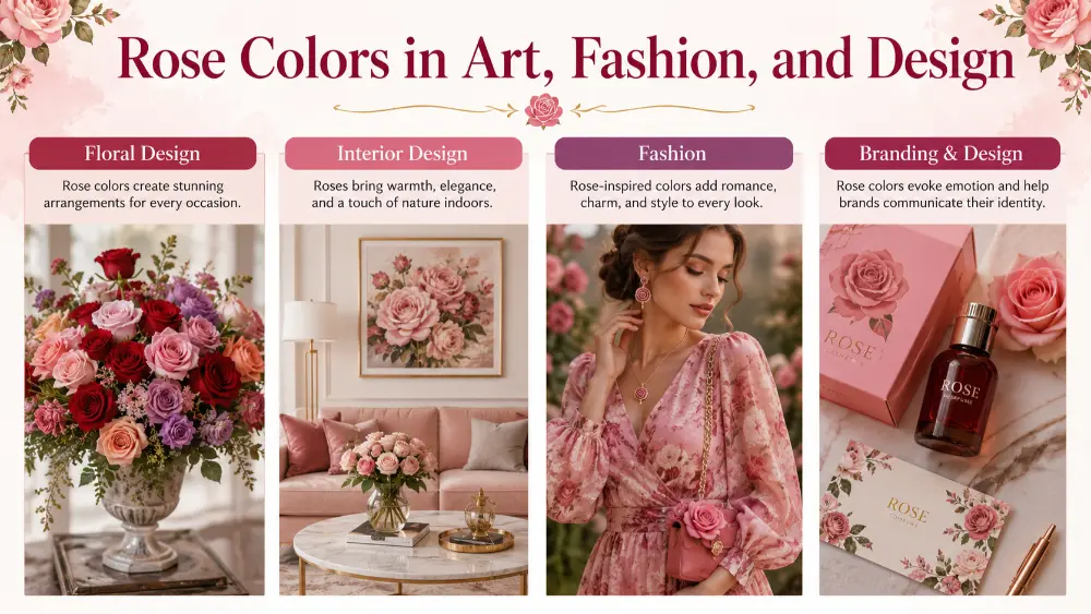 Rose Colors in Art, Fashion, and Design
