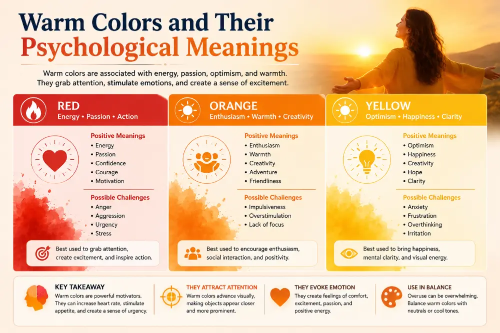 Warm Colors and Their Psychological Meanings