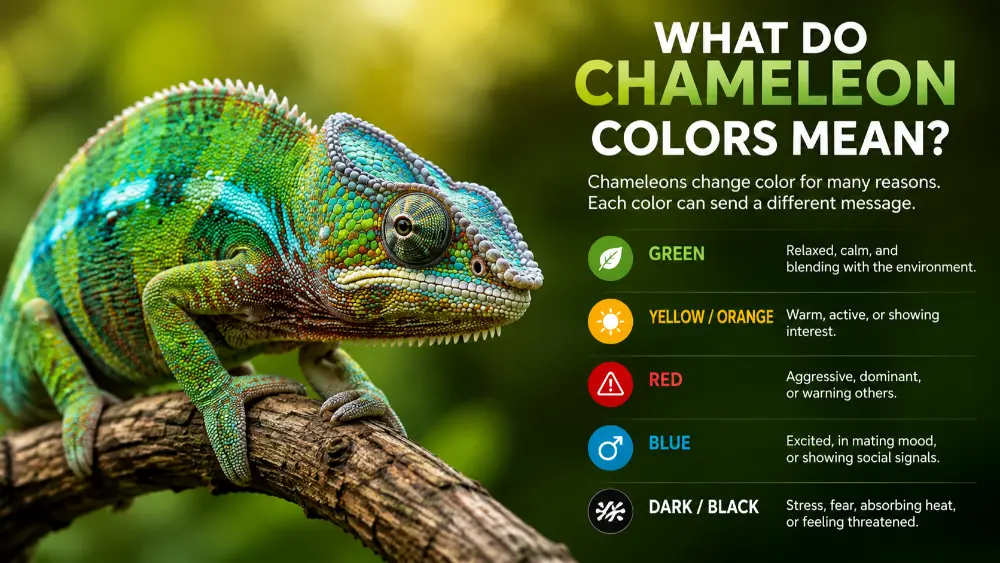 What Do Chameleon Colors Mean?