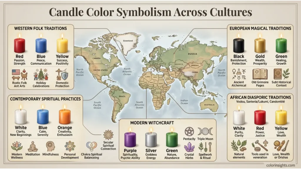 Candle Color Symbolism Across Cultures