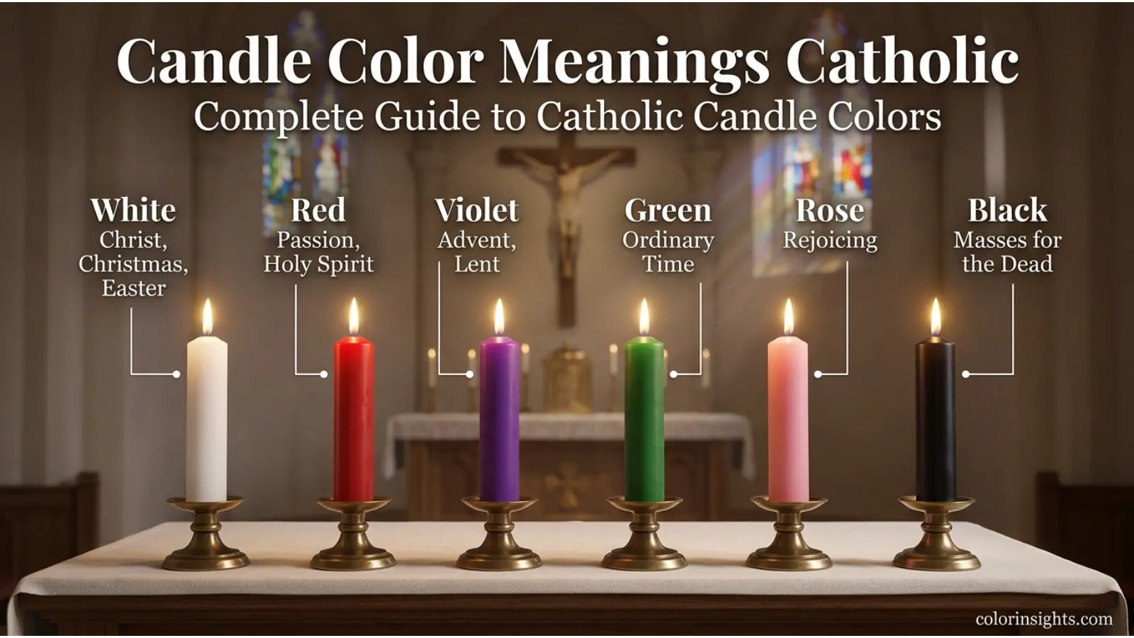 Candle Color Meanings Catholic