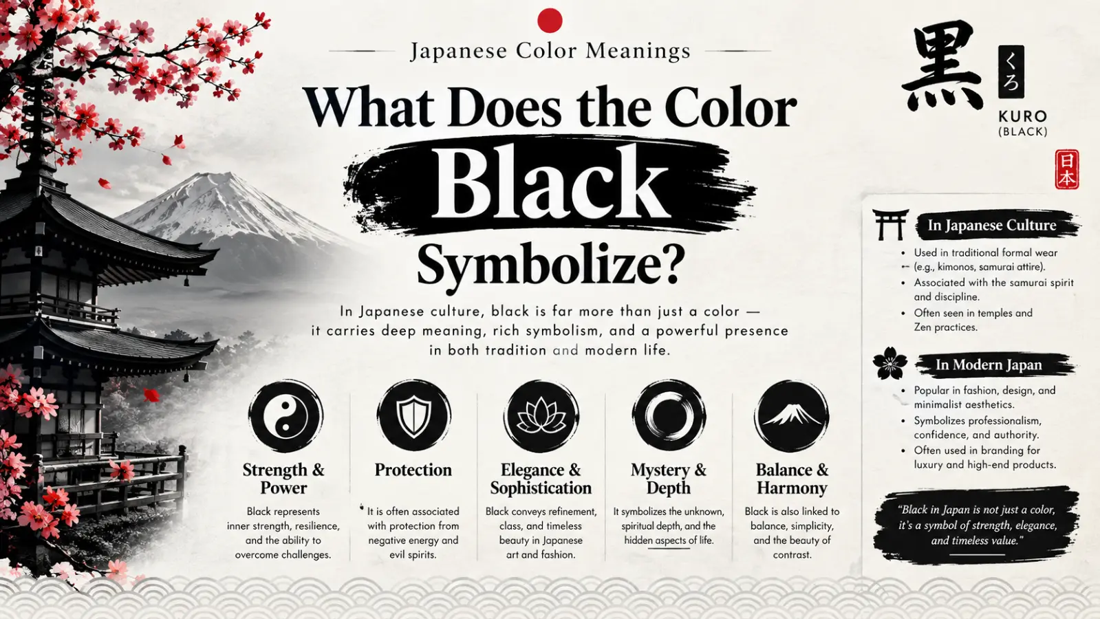 What Does the Color Black Symbolize?