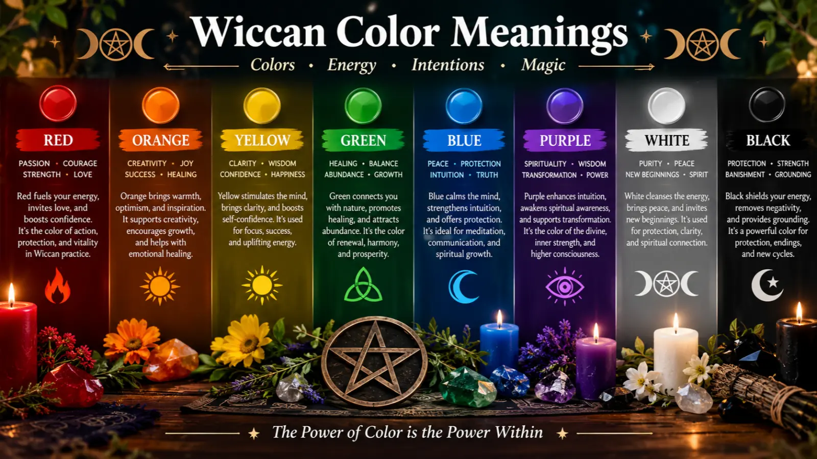 wiccan color meanings