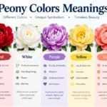 Peony Colors Meanings