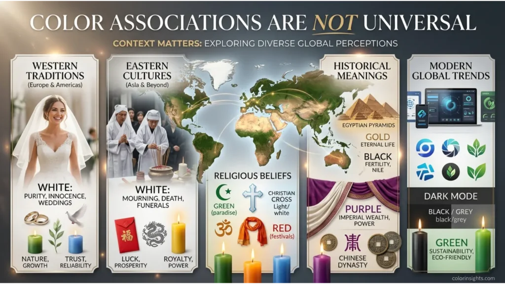 Color Associations Are Not Universal