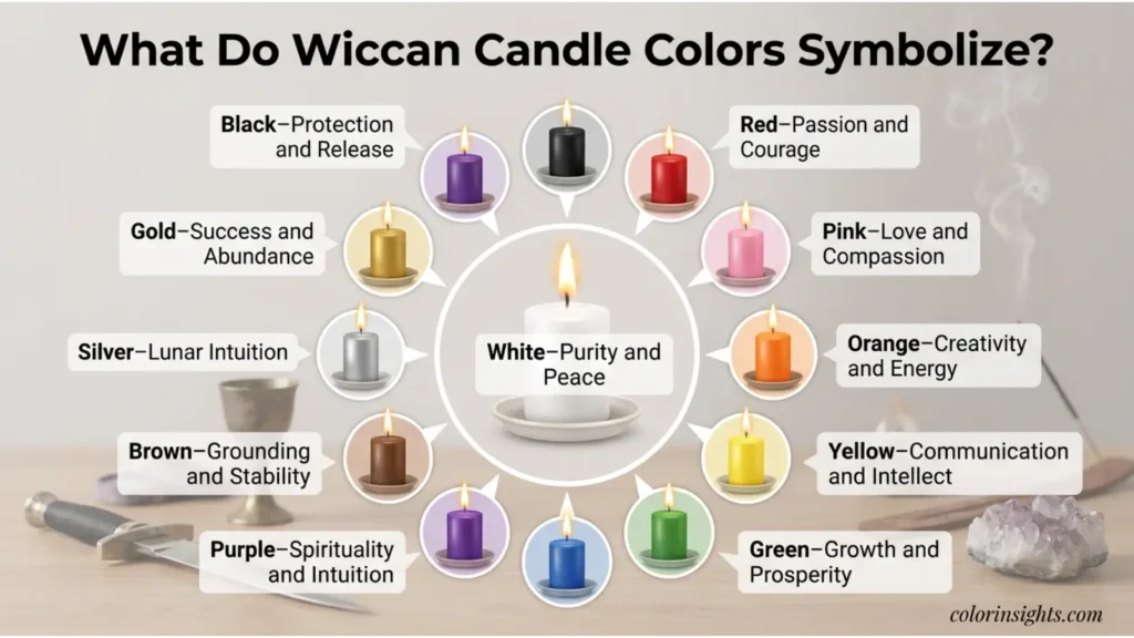 What Do Wiccan Candle Colors Symbolize?