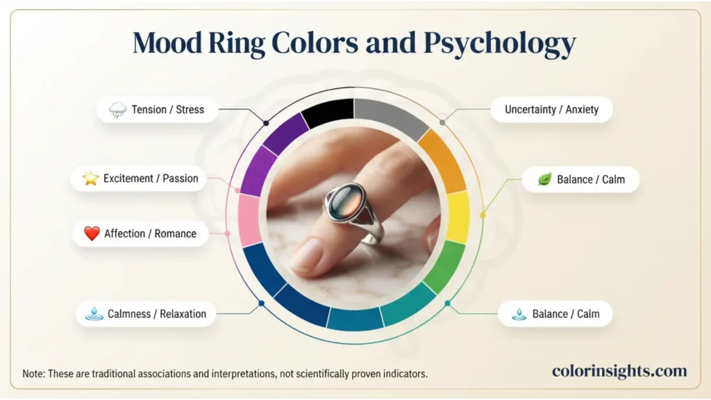 Mood Ring Colors and Psychology
