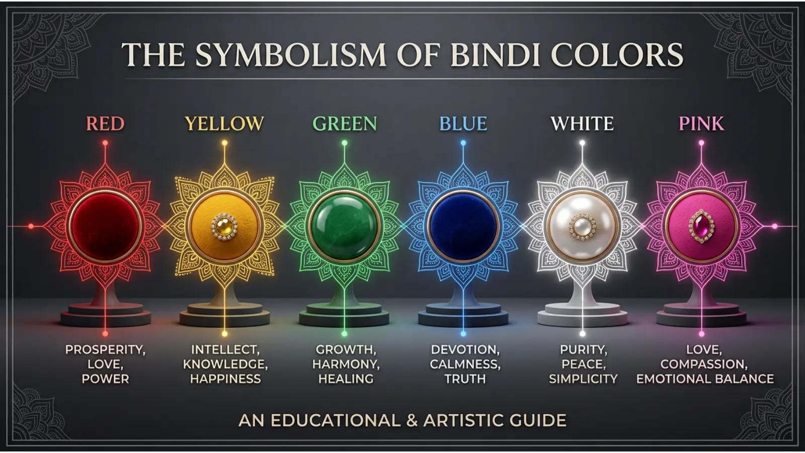 Psychological Characteristics of Different Bindi Colors