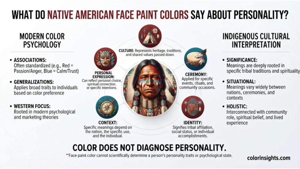 What Do Native American Face Paint Colors Say About Personality?