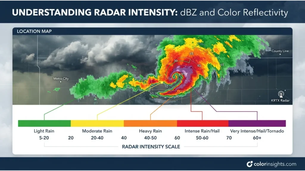 What Do Radar Numbers and dBZ Mean?