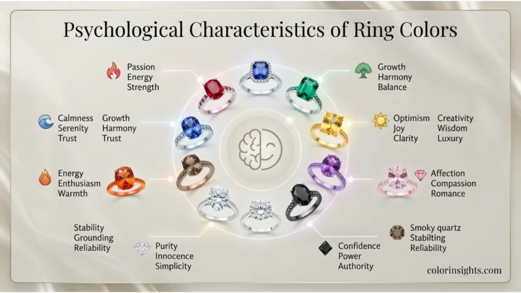 Psychological Characteristics of Ring Colors