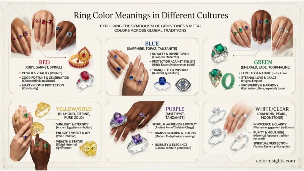 Ring Color Meanings in Different Cultures