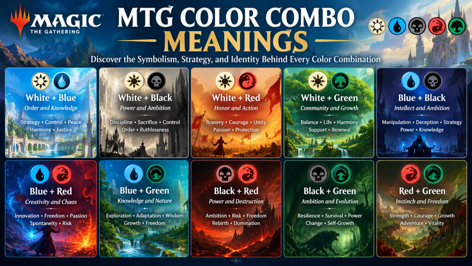 mtg color combo meanings