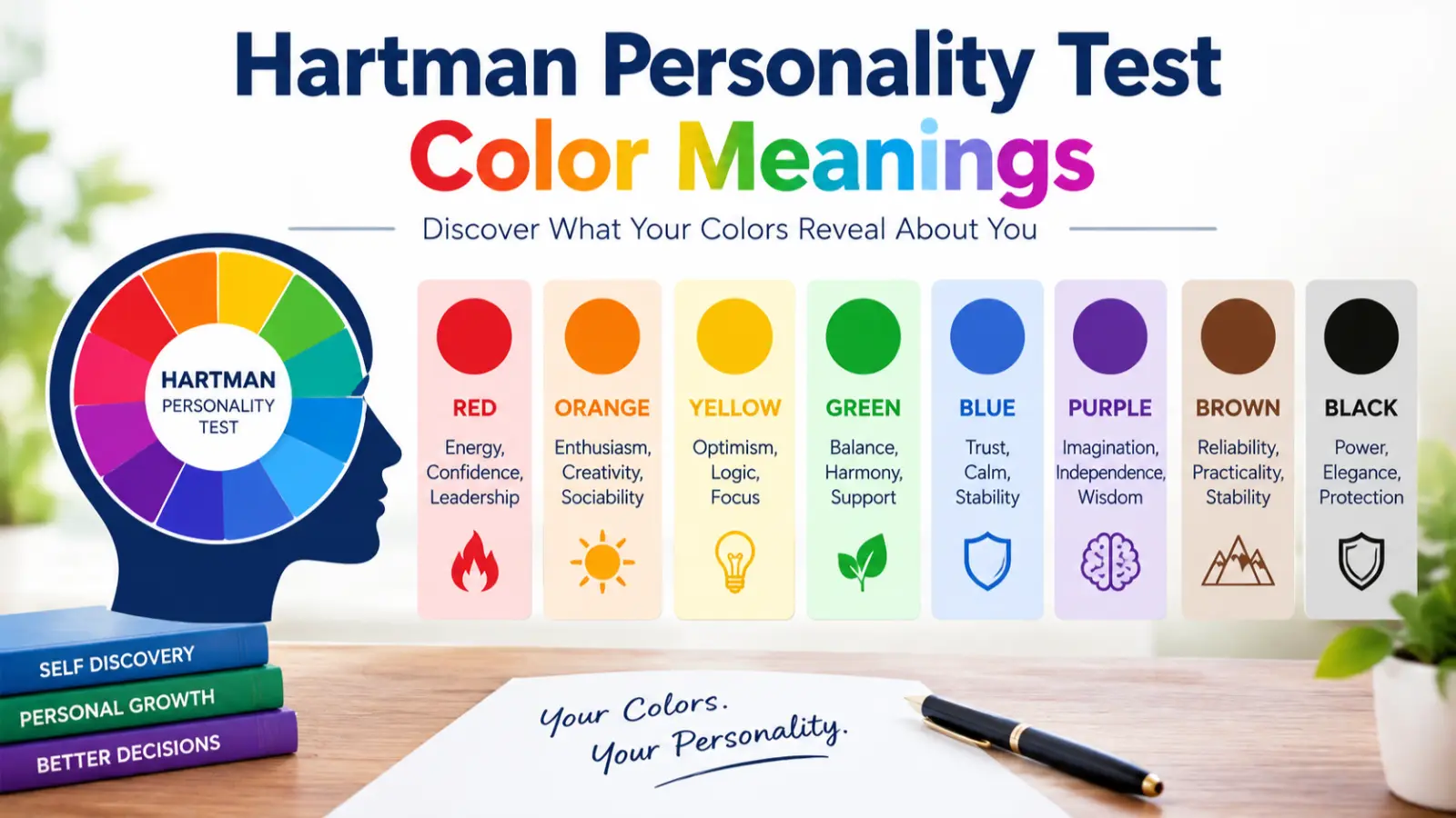 Positive and Negative Meanings of the Hartman Personality Test Colors