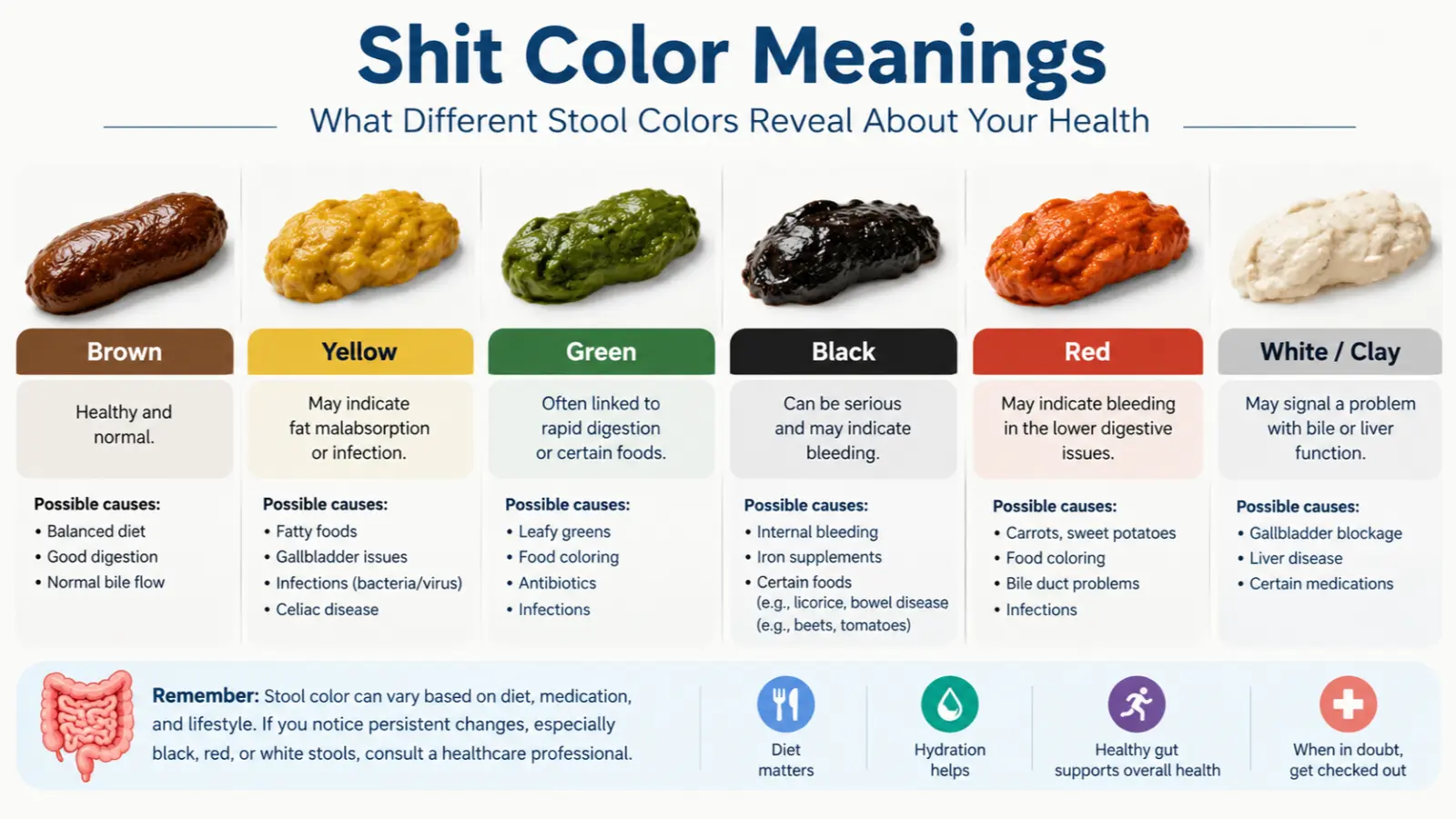 shit color meanings